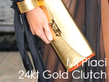 Culture Divine - Mi Piaci 24kt Gold Clutch, Presentation, New York